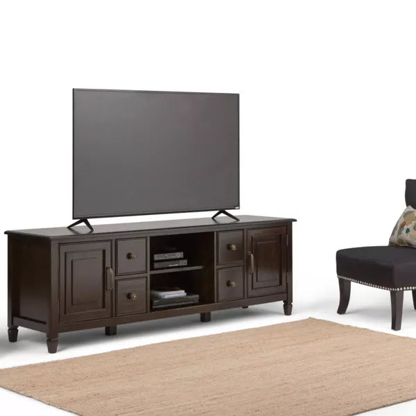 WyndenHall 72" Hampshire Wide TV Stand for TVs up to 80"