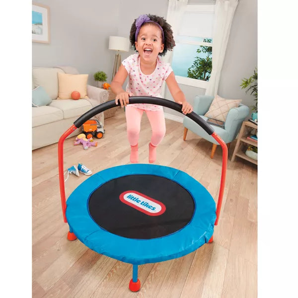 Little Tikes Easy Store 3' Trampoline - Blue/Black/Red