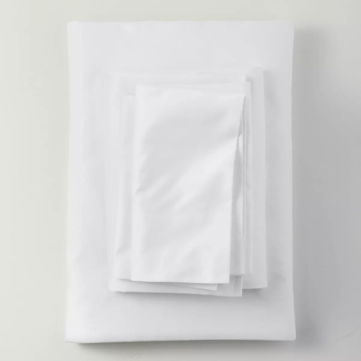 500 Thread Count Washed Supima Sateen Solid Sheet Set - Casaluna™ (Size Queen)