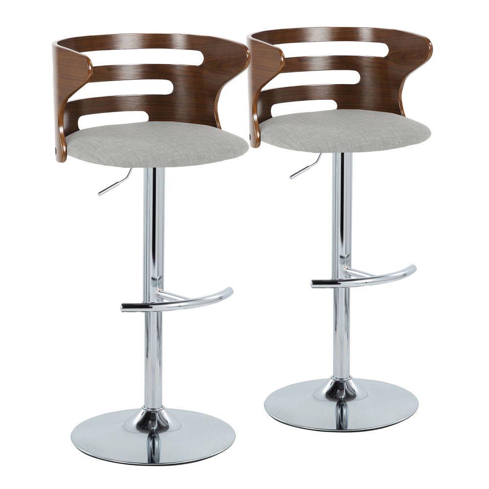 Set of 2 Cosi Adjustable Barstools - LumiSource