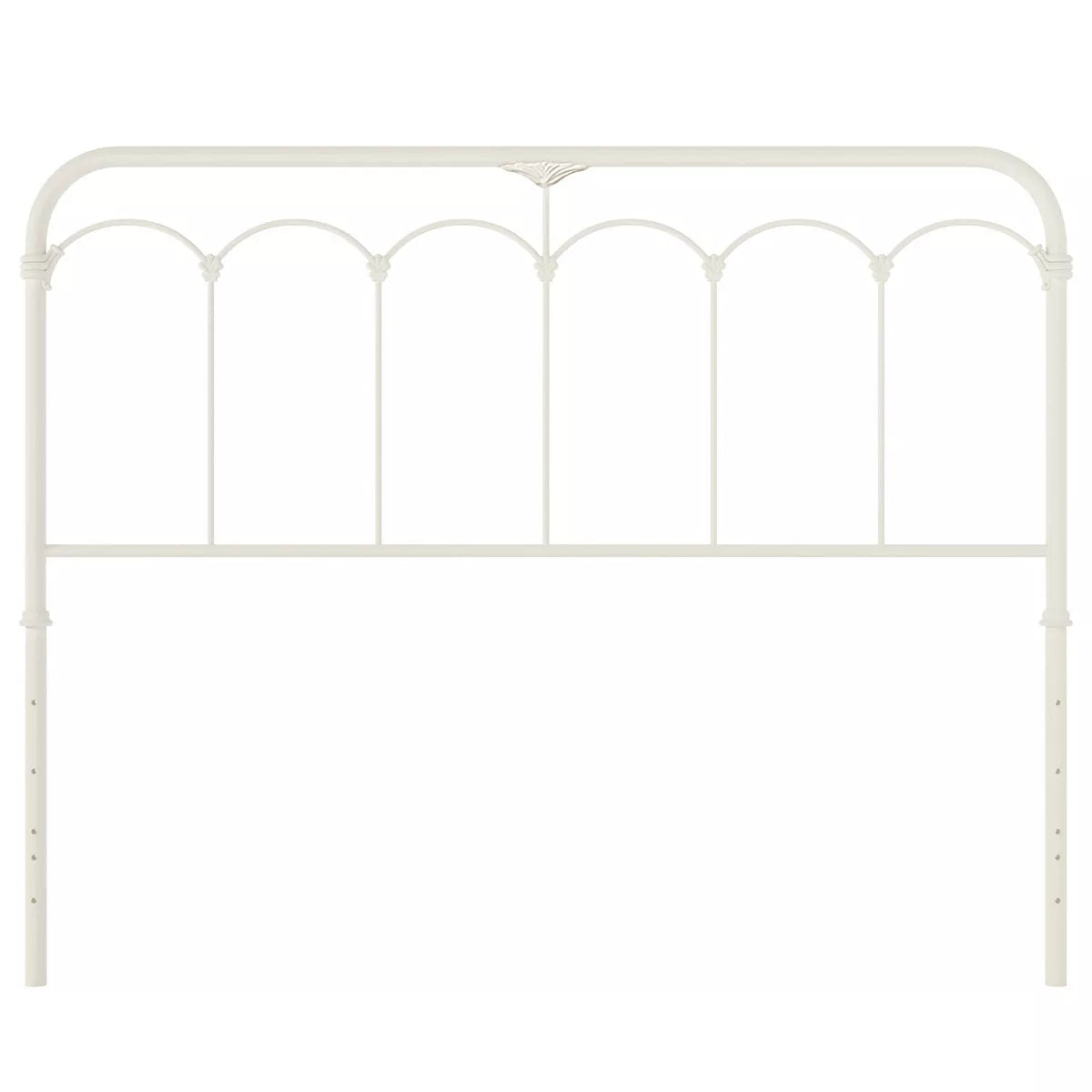 Full Jocelyn Metal Headboard Soft White - Hillsdale Furniture