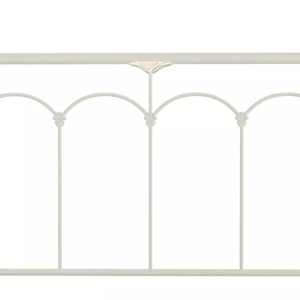 Full Jocelyn Metal Headboard Soft White - Hillsdale Furniture