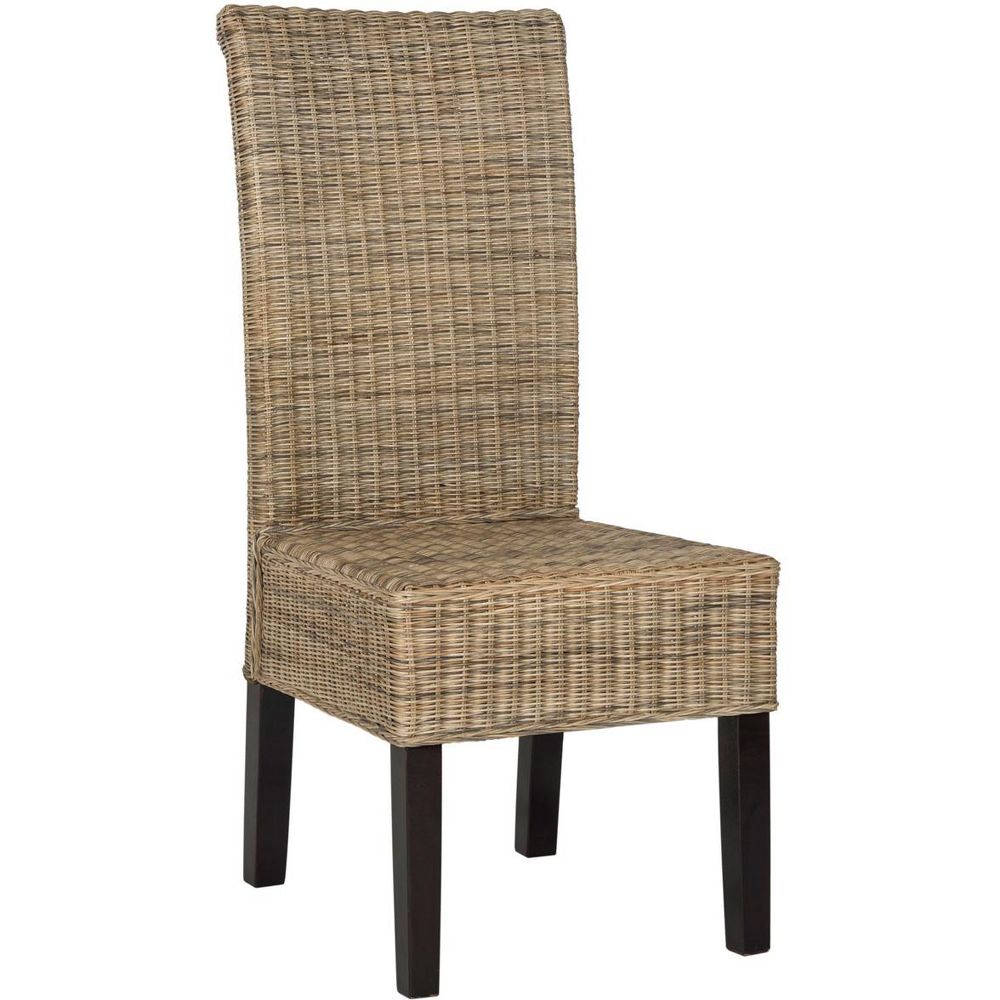 Arjun 18''H Wicker Dining Chair (Set of 2) - Safavieh