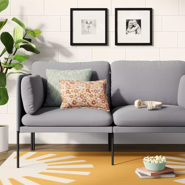 Upholstered Loveseat Gray - Room Essentials™