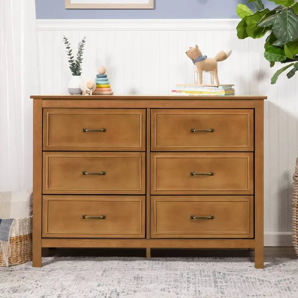 DaVinci Charlie 6-Drawer Double Dresser (Color Chestnut)