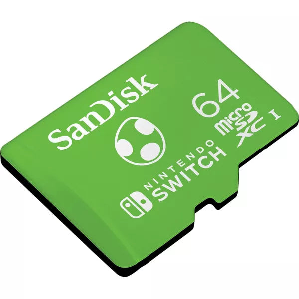 SanDisk 64GB microSDXC UHS-1 for Nintendo Switch Yoshi