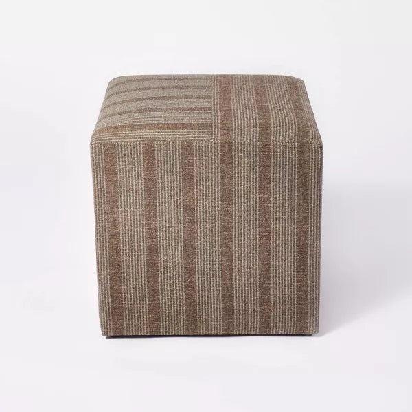 Lynwood Square Upholstered Cube Ottoman - Threshold™ designed with Studio McGee