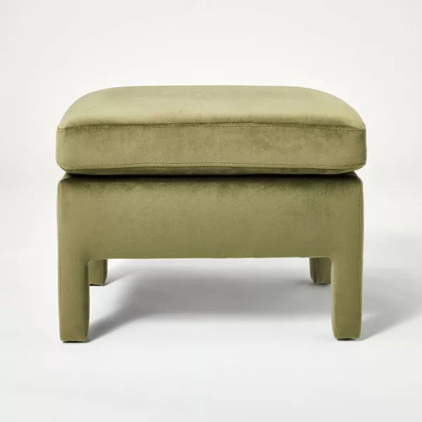 Bellfield Fully Upholstered Ottoman - Threshold™ designed with Studio McGee