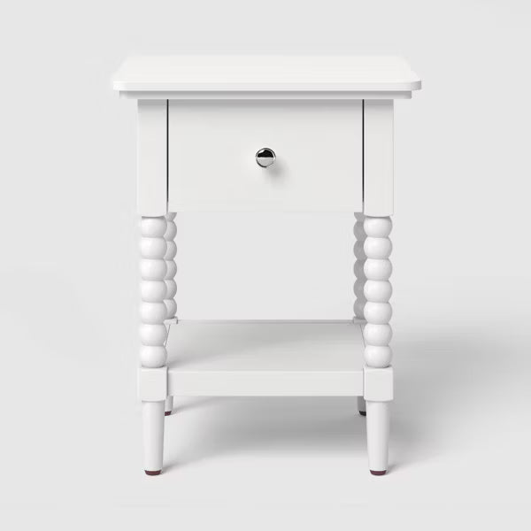 Traditional Kids' Nightstand Table White - Pillowfort™