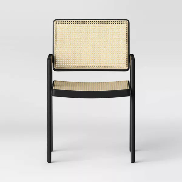 Wood Framed Woven Panel Dining Chair - Threshold™