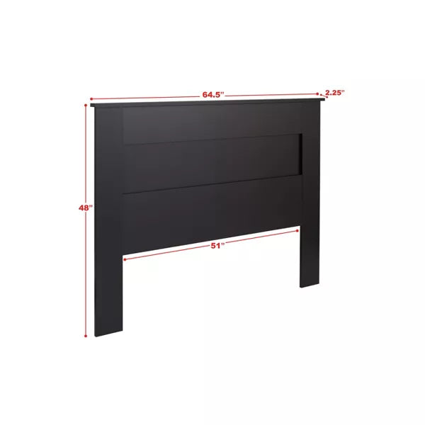 Flat Panel Headboard - Prepac (Size Queen)