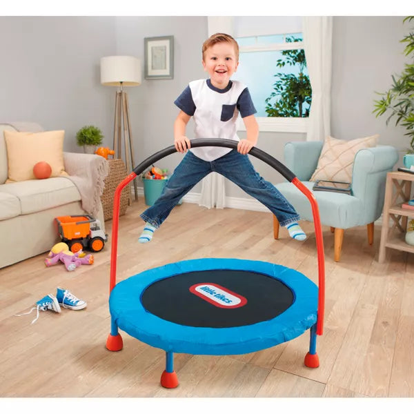 Little Tikes Easy Store 3' Trampoline - Blue/Black/Red