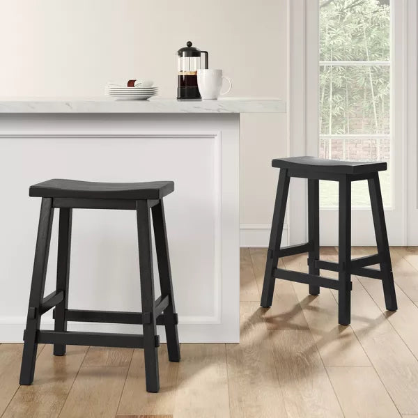 Halifax Farmhouse Wood Counter Height Barstool - Threshold™