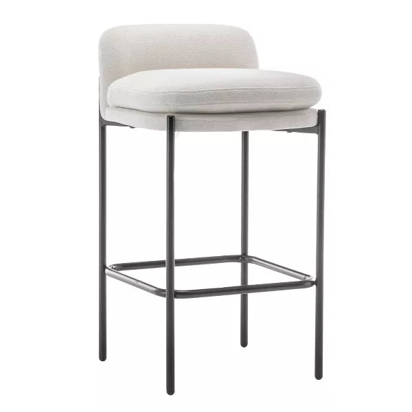 Modern Mid-Back Counter Height Barstool - WOVENBYRD