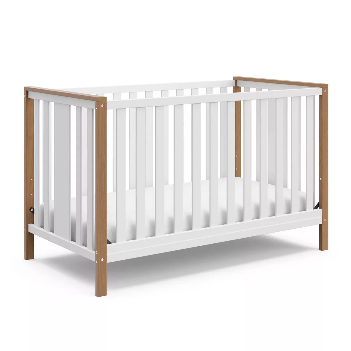 Storkcraft Modern Pacific 5-in-1 Convertible Crib Color White/Vintage Driftwood