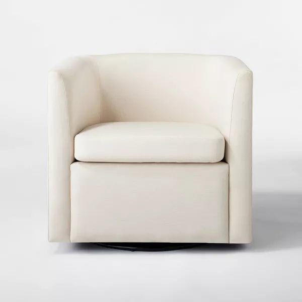 Vernon Upholstered Barrel Swivel Accent Chair - Threshold™ designed with Studio McGee