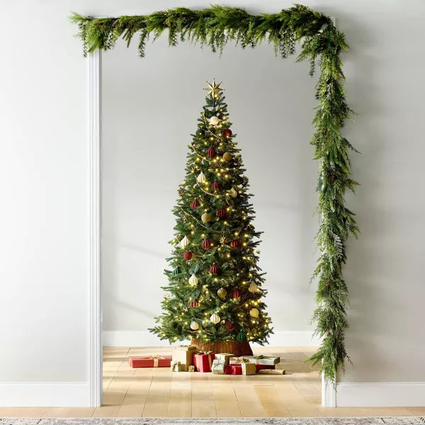 9ft Pre-Lit Balsam Fir Artificial Full Christmas Tree - Threshold™ designed with Studio McGee