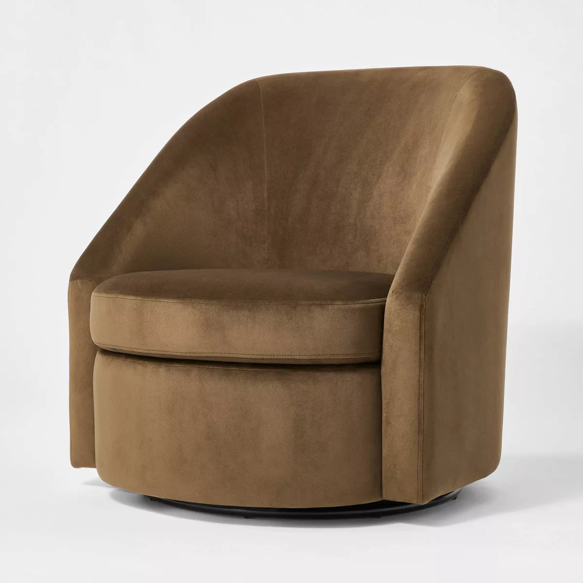 Slope Arm Swivel Chair Velvet - Threshold™ designed with Studio McGee