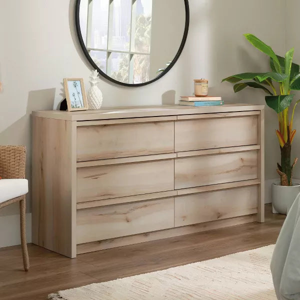 Harvey Park 6 Drawer Dresser - Sauder (Color Pacific Maple)