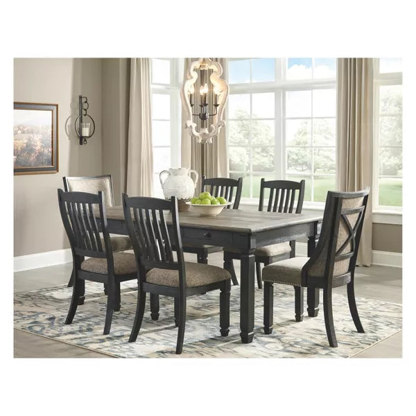 Set of 2 Tyler Creek Dining Upholstered Side Chair Brown/Black - Signature Design by Ashley