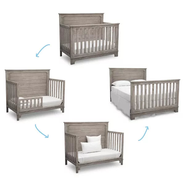 Simmons Kids' Slumbertime Monterey 4-in-1 Convertible Crib