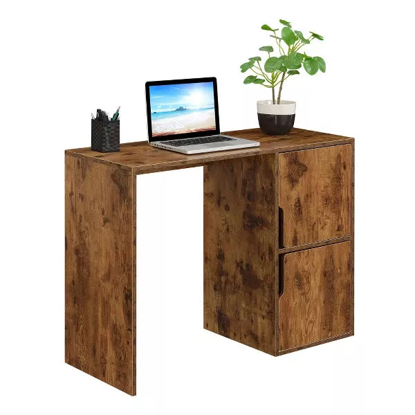 Designs2Go Student Desk with Storage Cabinets - Breighton Home