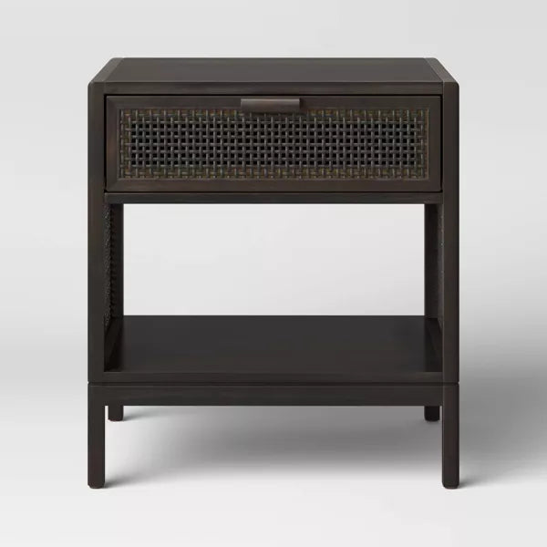 Minsmere Caned Accent Table with Drawer - Threshold™