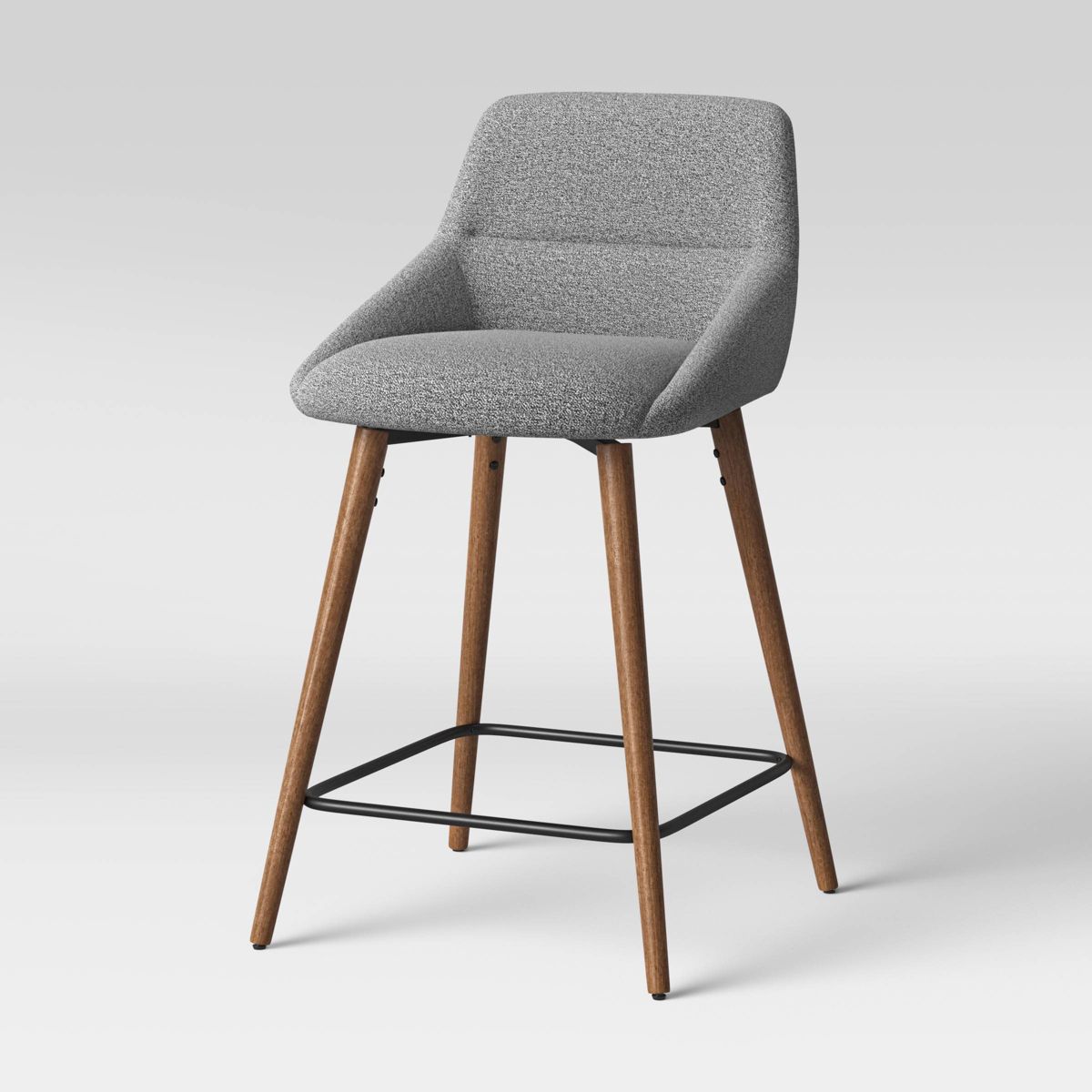 Timo Swivel Counter Height Barstool with Wood - Threshold™