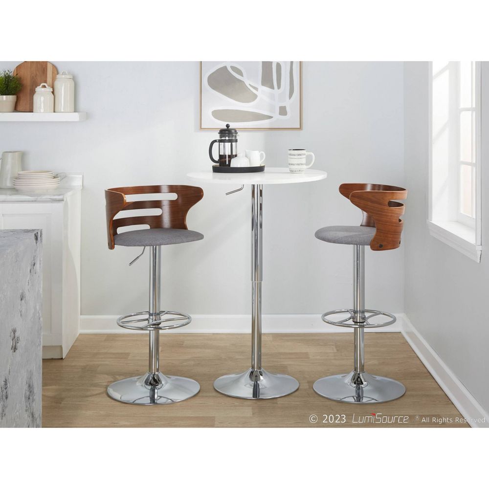 Set of 2 Cosi Adjustable Barstools - LumiSource