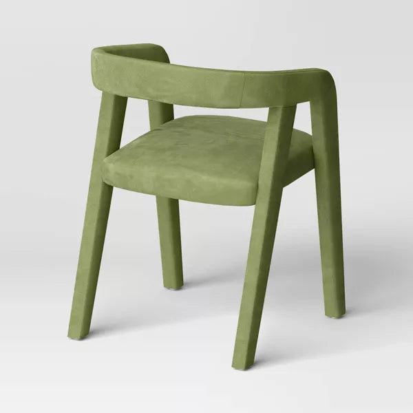 Lana Curved Back Upholstered Dining Chair - Threshold™ (Color Olive Green)