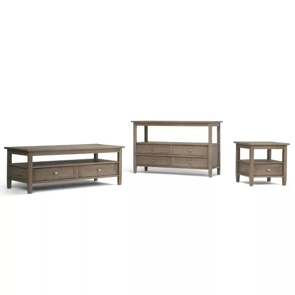 Norfolk Coffee Table - WyndenHall (Color Distressed Gray, Size 48")