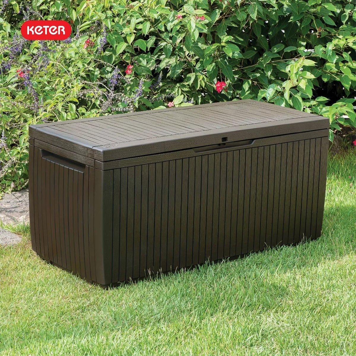 Keter 80gal Springwood Deck Box Brown