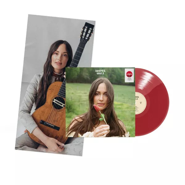 Kacey Musgraves - “Deeper Well” (Target Exclusive, Vinyl) (Crimson Clover Edition) (Half Opaque/Half Transparent Red)