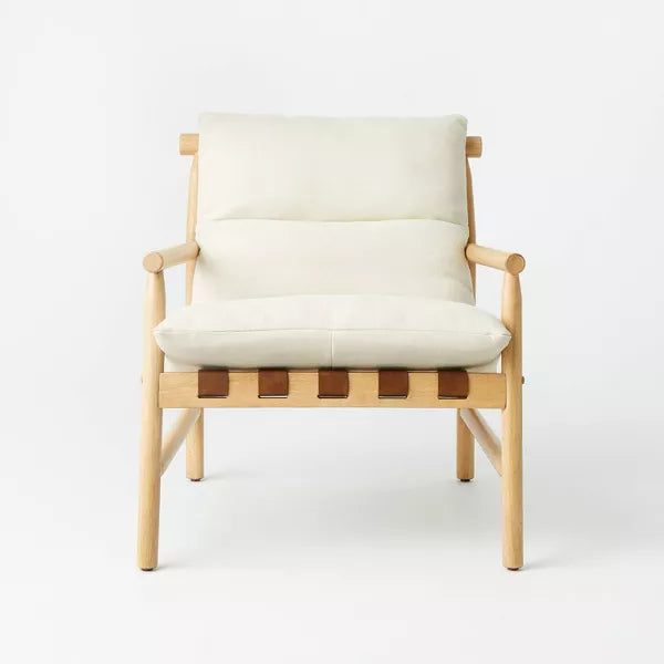 Holly Sling Back Accent Chair Cream/Natural (KD) - Threshold™ designed with Studio McGee