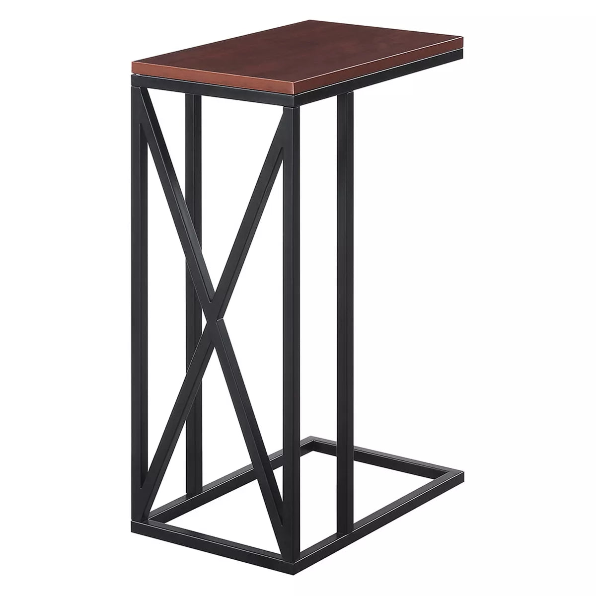 Tucson C End Table - Breighton Home (Color Cherry/Black)