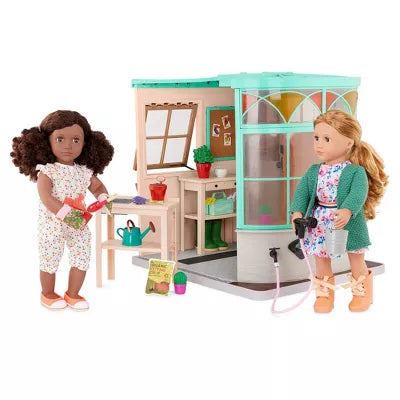 Our Generation Room to Grow Greenhouse Accessory Set for 18" Dolls