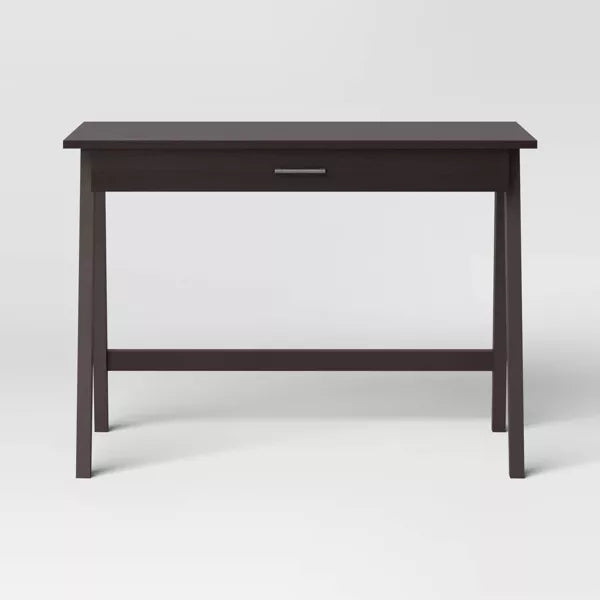 Paulo Wood Writing Desk with Drawer - Threshold™ (Espresso)