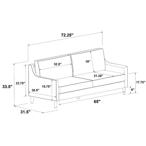 Prescott Slope Arm Sofa Threshold™