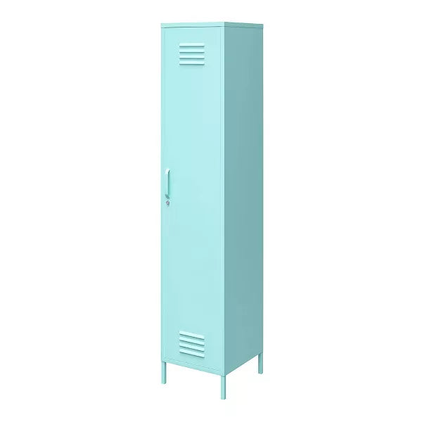 Cache Single Metal Locker Storage Cabinet - Novogratz (Color Mint)