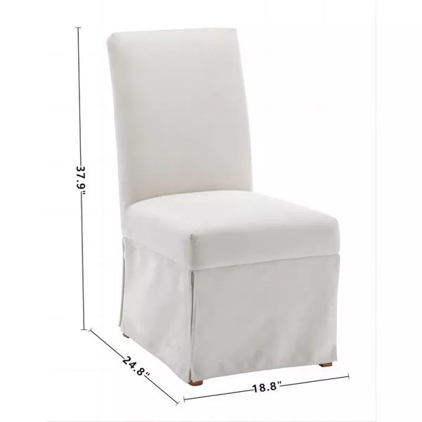 Classic Covered Armless Dining Chair - WOVENBYRD