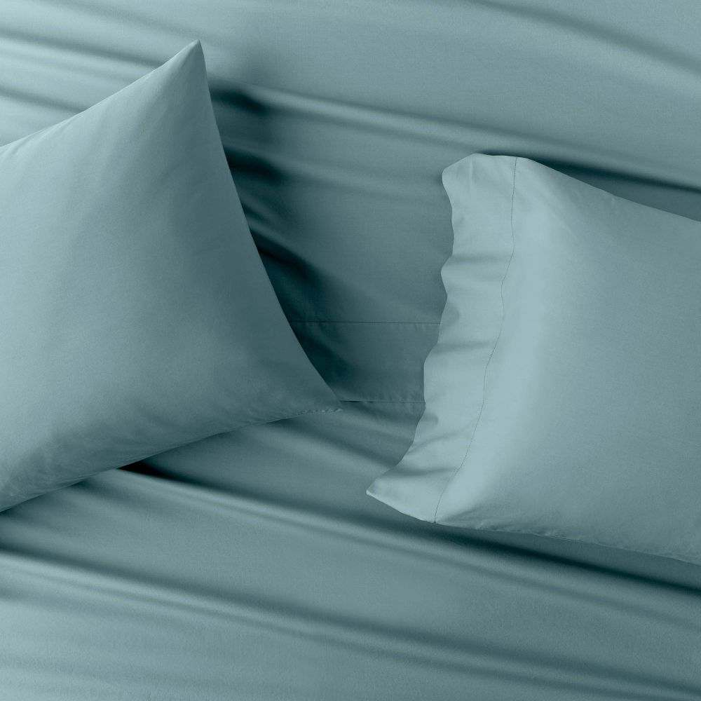 Washed Supima Percale Solid Sheet Set - Casaluna™