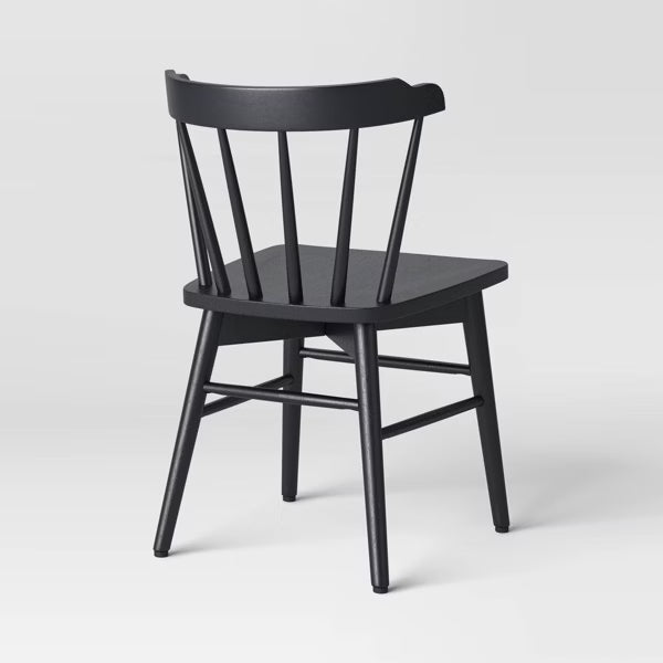 Wooden Barrel Dining Chair Black - Threshold™, Assembly Required