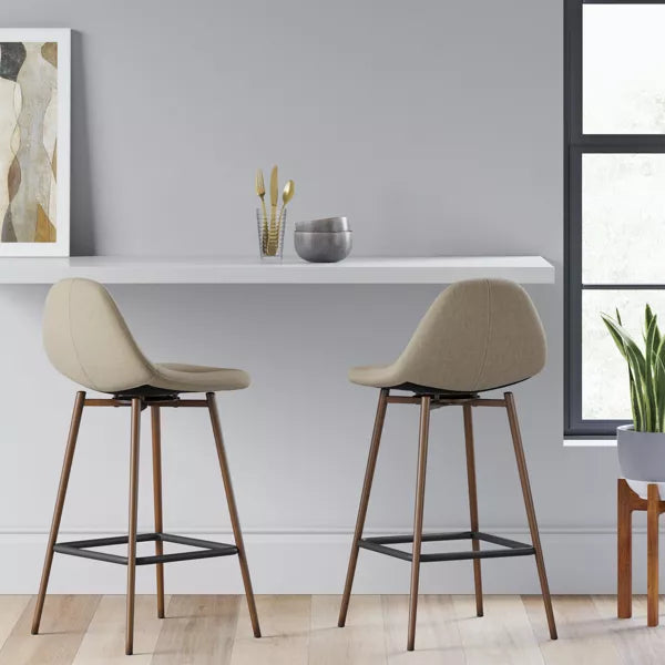 Copley Counter Height Barstool - Threshold™ (Color Beige)