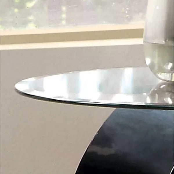 Olympiad Glass Top End Table - miBasics