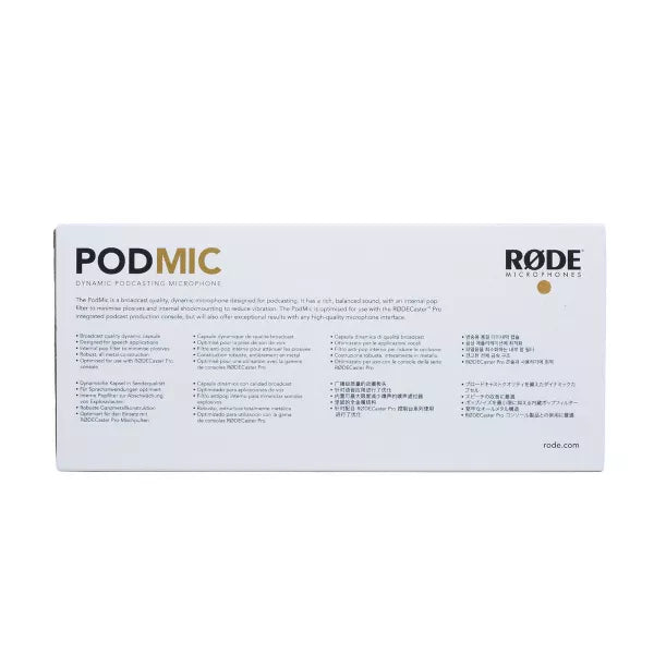 RODE PodMic Dynamic Podcasting Microphone