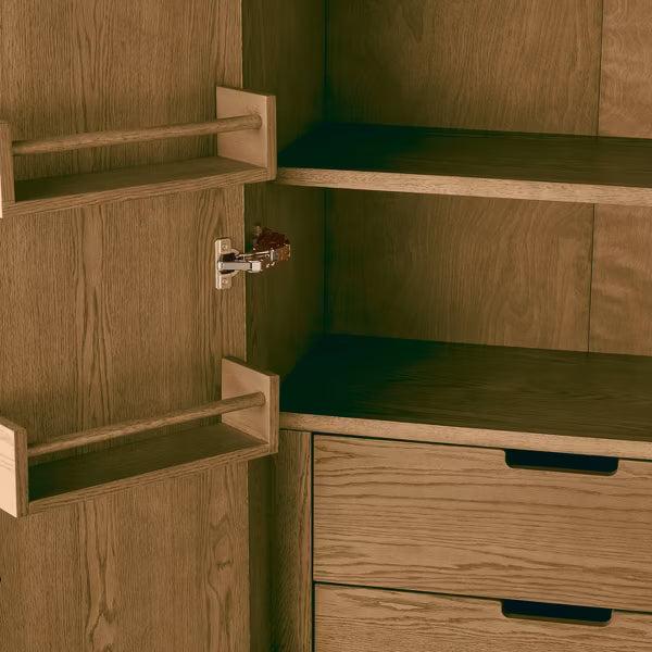 Large Aged Oak Cupboard - Hearth & Hand™ with Magnolia