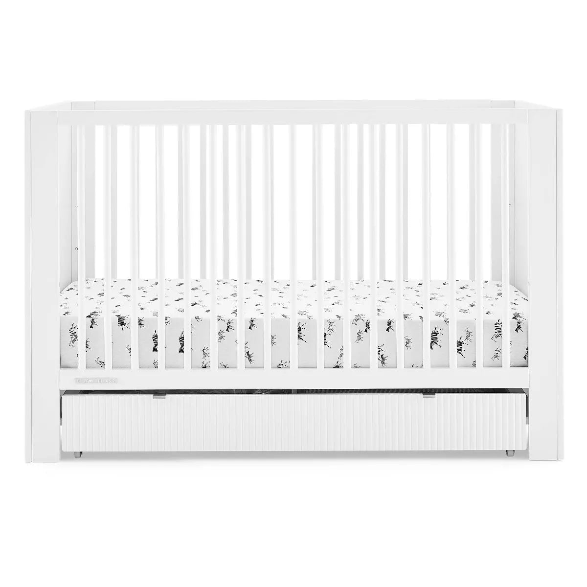 Delta Children Cassie 4 in 1 Convertible Crib with Underdrawer Green