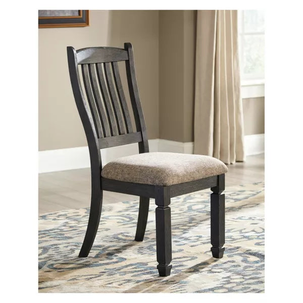 Set of 2 Tyler Creek Dining Upholstered Side Chair Brown/Black - Signature Design by Ashley