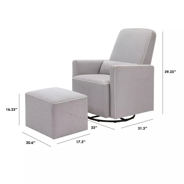 DaVinci Olive Glider and Ottoman