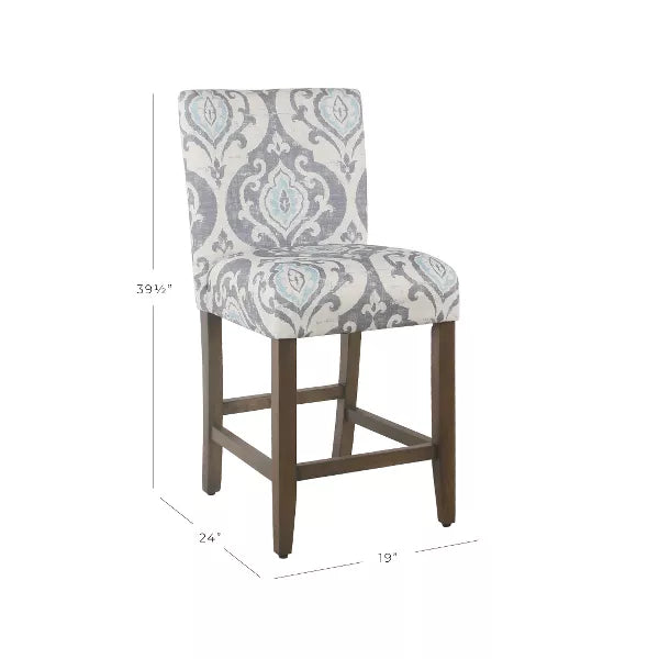 24" Upholstered Counter Height Barstool - HomePop